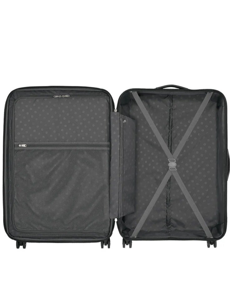 Wenger Vaiana 78 Cm Medium Hardside Expandable 4-Double Wheeled Check-In Luggage Trolley - Black - Image 5